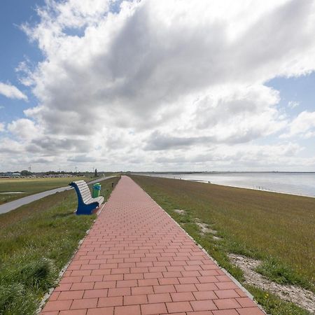 Direkt Am Deich - Ferienwohnung Amrum Im Gaestehaus Am Badedeich Dagebull Bagian luar foto